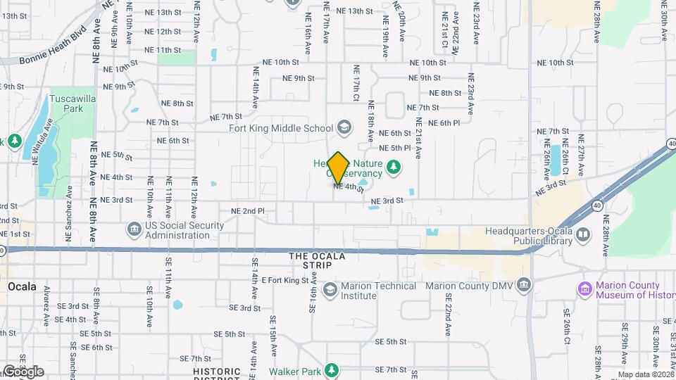1706 NE 4th St Map and Location Details