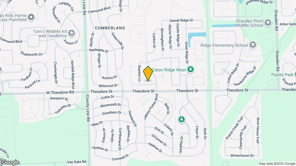 6711 Whisper Glen Dr Map and Location Details