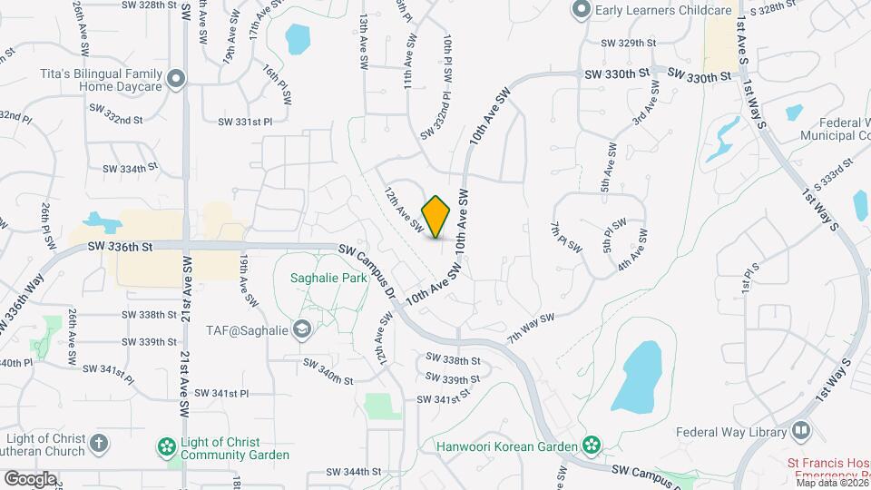 33501 11th Pl SW Map and Location Details