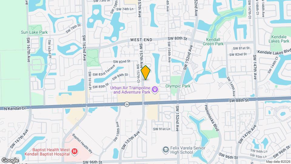 15687 SW 85th Terrace Map and Location Details