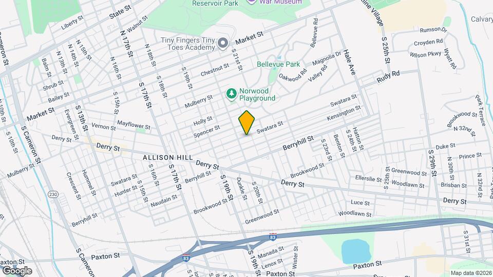 2015A Swatara St Map and Location Details