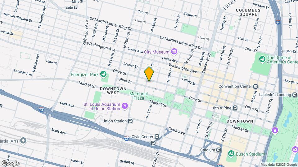 210 N 17th St Map and Location Details
