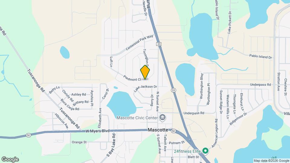 1860 Piedmont Ct Map and Location Details