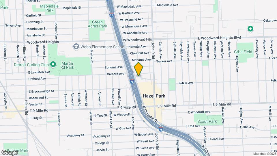 Hazelcrest Place Apartments & Townhomes Map and Location Details