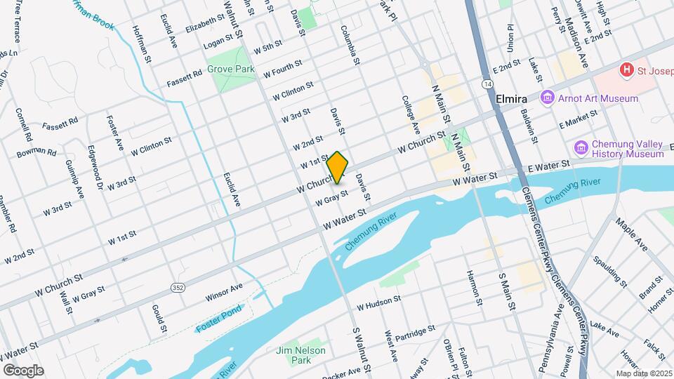 422 W Gray St Mapa y Detalles de la Ubicación