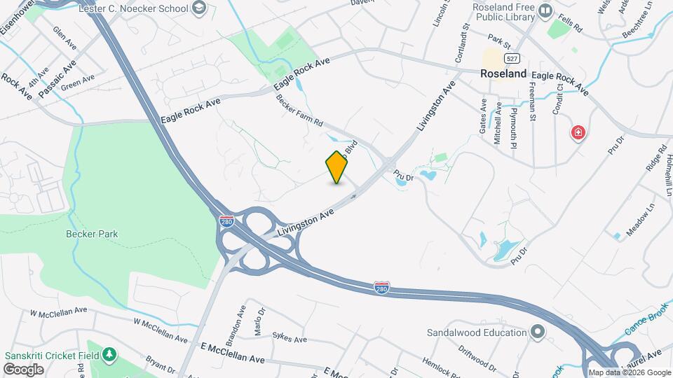 Avalon Roseland Mapa y Detalles de la Ubicación