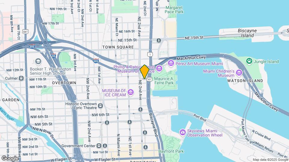 One Thousand Museum Map and Location Details
