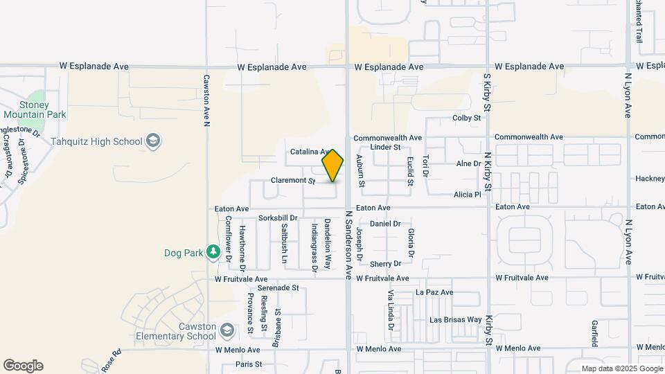 3385 Claremont St Map and Location Details