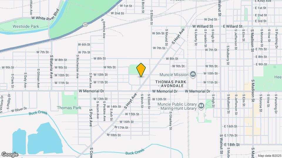 1710 S Birch St Map and Location Details