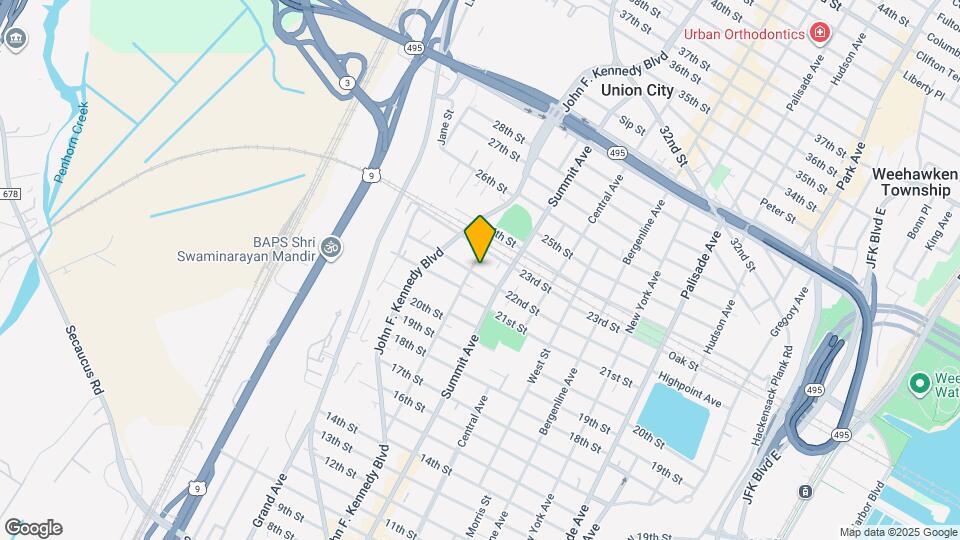 818 22nd St Map and Location Details