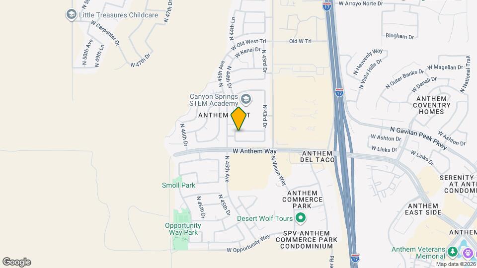 4427 W Powell Dr Map and Location Details