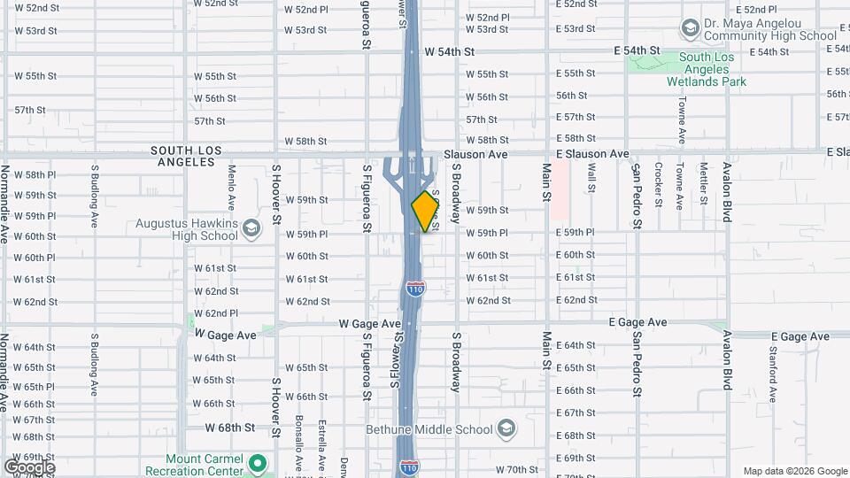 362 W 59th Pl, Unit 362 Mapa y Detalles de la Ubicación