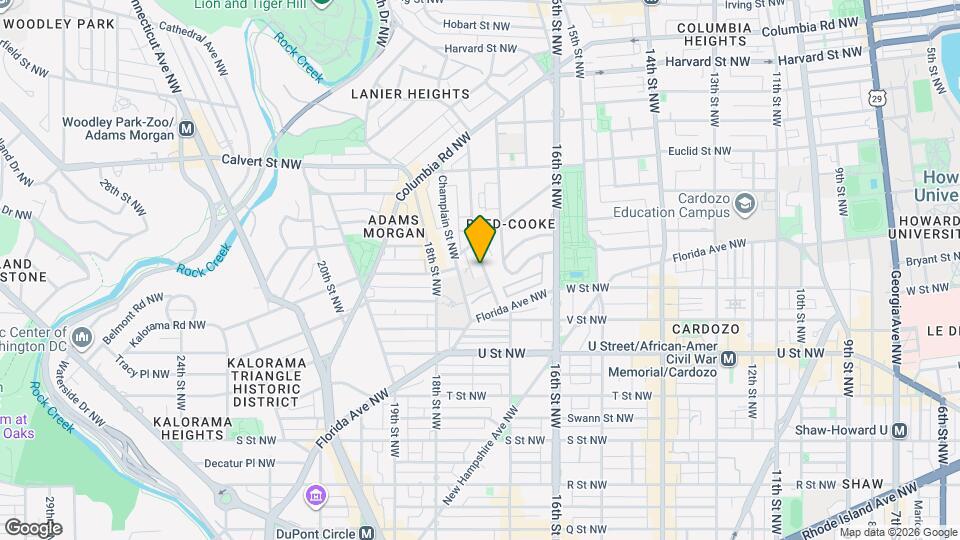 2244 Ontario Rd NW, Unit 4 Mapa y Detalles de la Ubicación