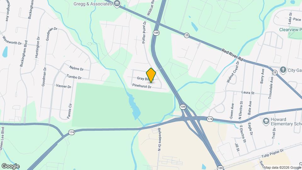 1090 Pinehurst Dr Mapa y Detalles de la Ubicación