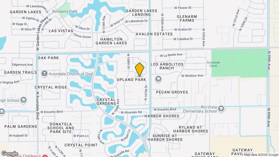 10778 W Cambridge Ave Map and Location Details