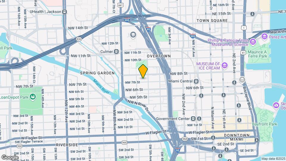 535 NW 7th St Map and Location Details