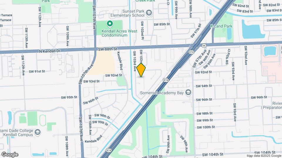 10270 SW 92nd Ter Map and Location Details
