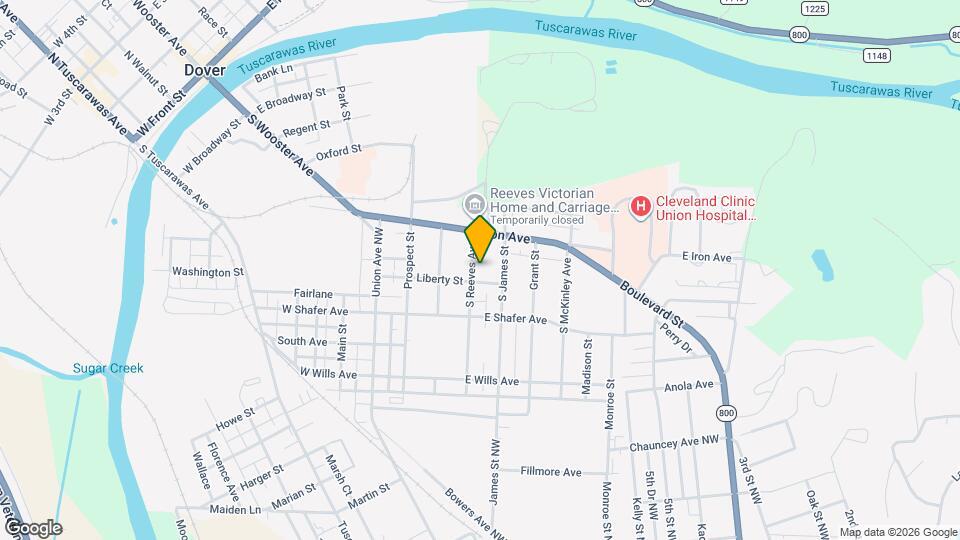 119 S Reeves Ave Map and Location Details