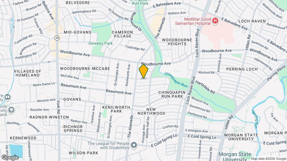 1221 Glenwood Ave Map and Location Details