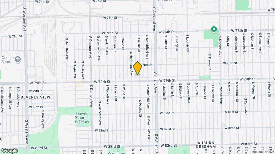 7846 S Paulina St, Unit 1 Map and Location Details