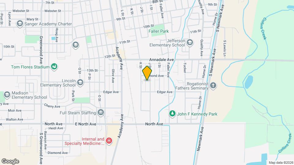 1319 J St Map and Location Details