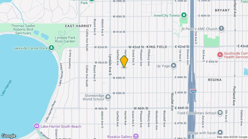 4326 Harriet Ave Map and Location Details