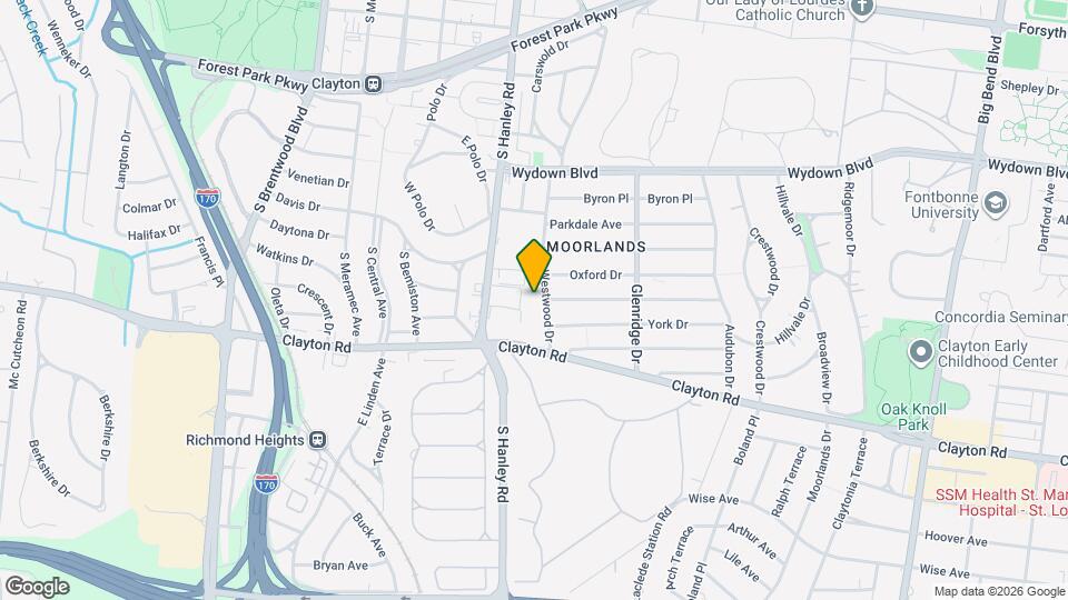 803 Westwood Dr, Unit 1st floor Map and Location Details