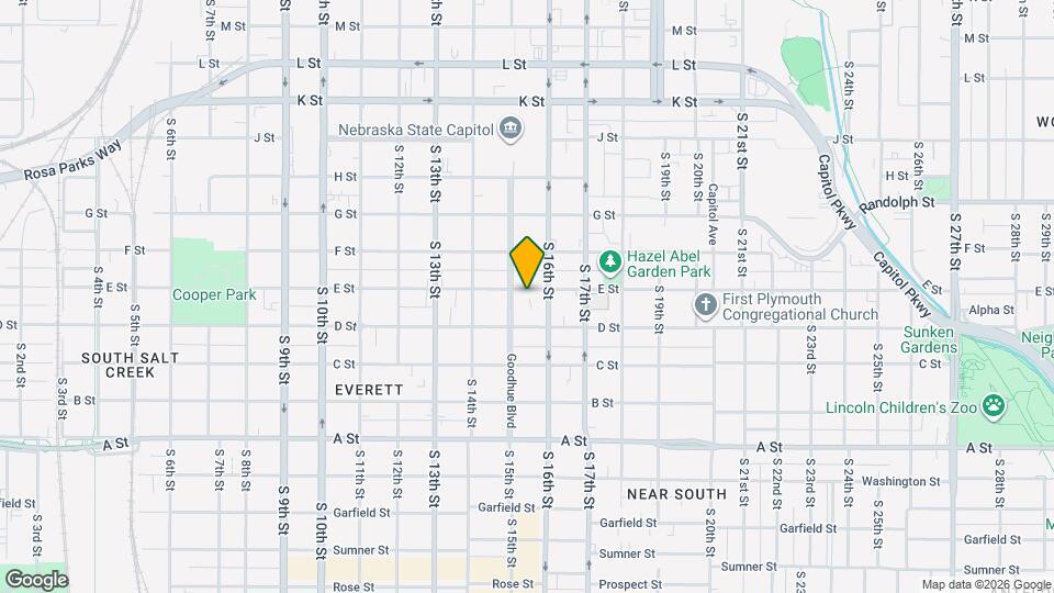 1519 E St Map and Location Details