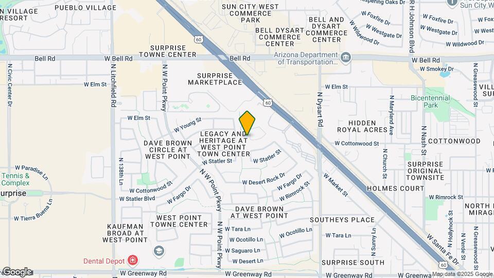 16400 N Lasso Dr Map and Location Details