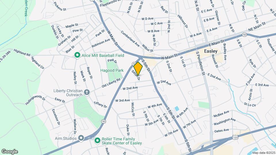 215 Sitton Dr Mapa y Detalles de la Ubicación