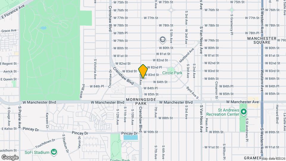 3017 W 84th St Map and Location Details