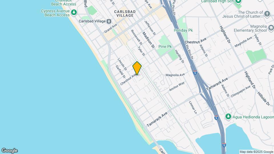 329 Chestnut Ave Map and Location Details