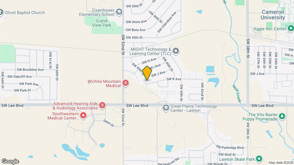 4637 SW K Ave Map and Location Details