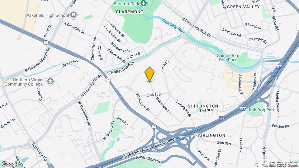 2822 S Buchanan St Map and Location Details