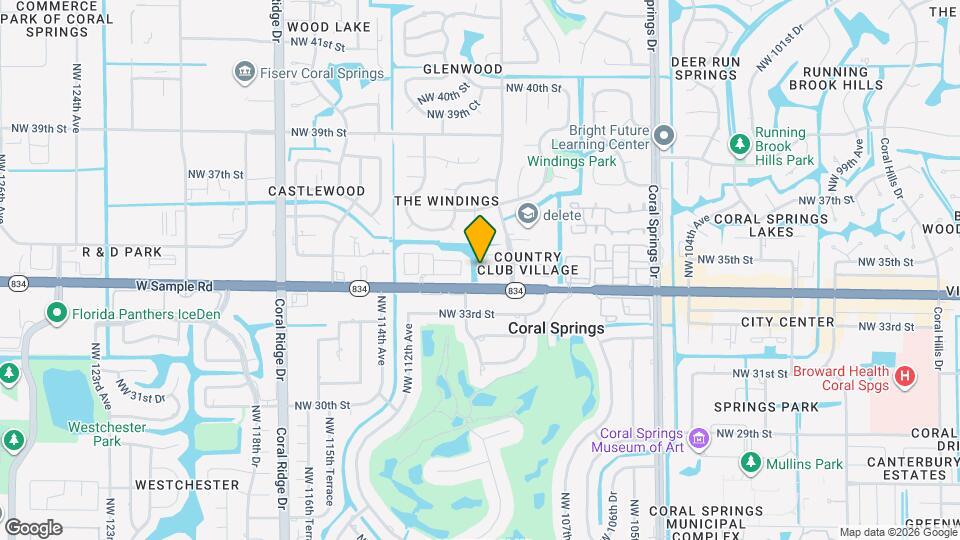 3422 NW 110th Way Map and Location Details