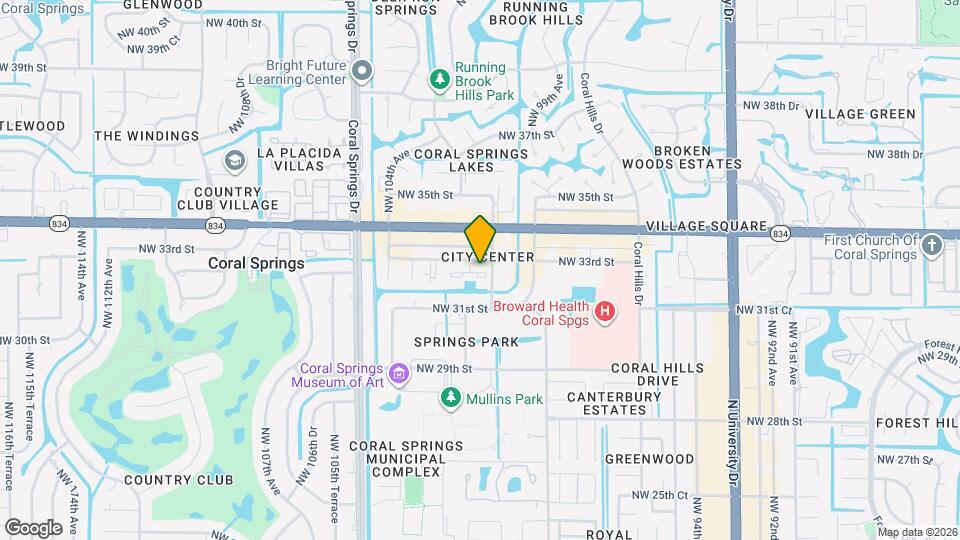 10124 NW 33rd St Map and Location Details