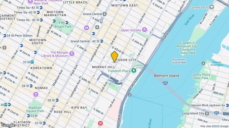 735 Second Ave Mapa y Detalles de la Ubicación