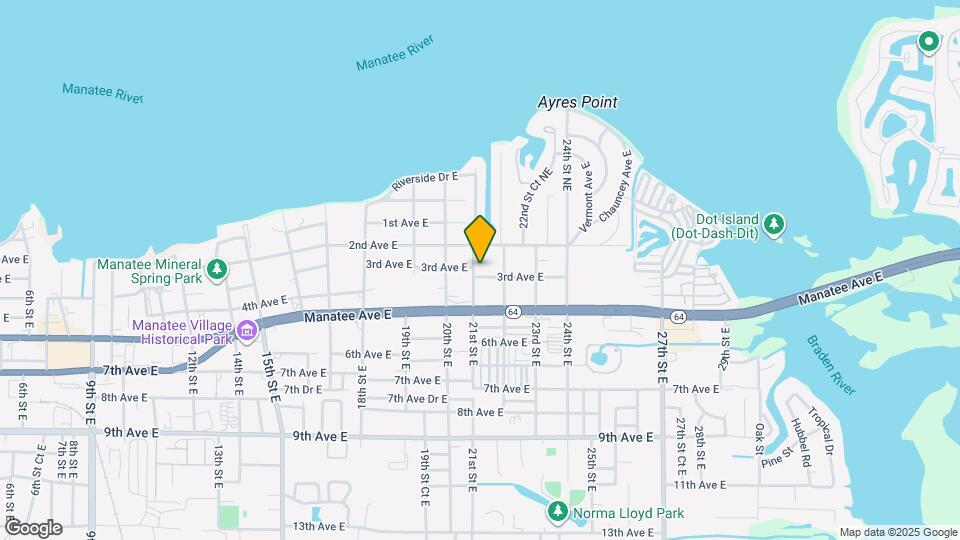 219 21st St E Map and Location Details