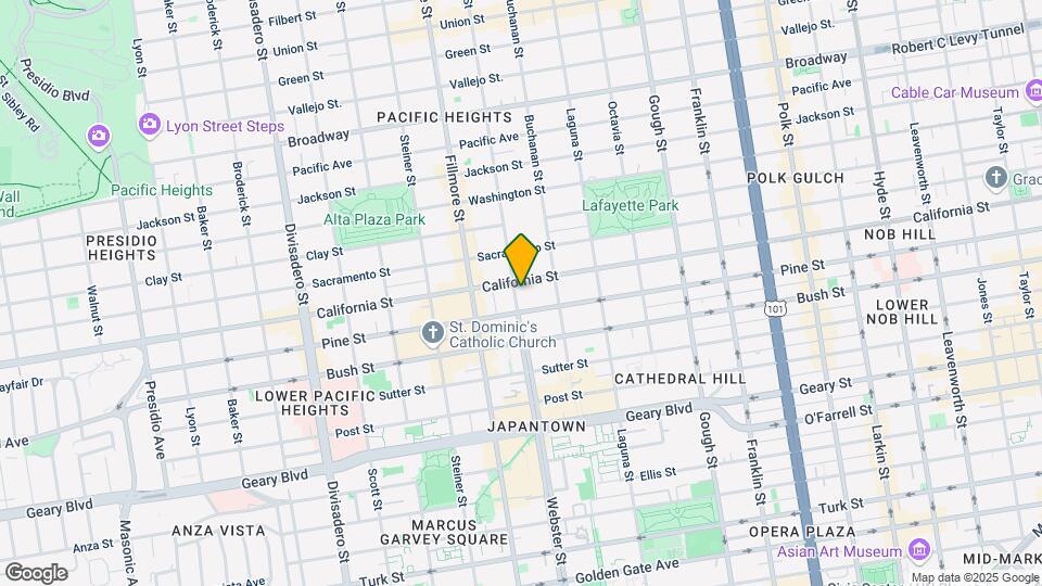 1940 Webster St Mapa y Detalles de la Ubicación
