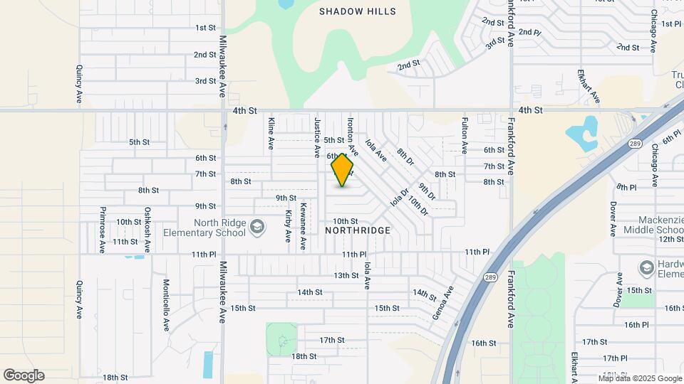 6115 8th St Map and Location Details
