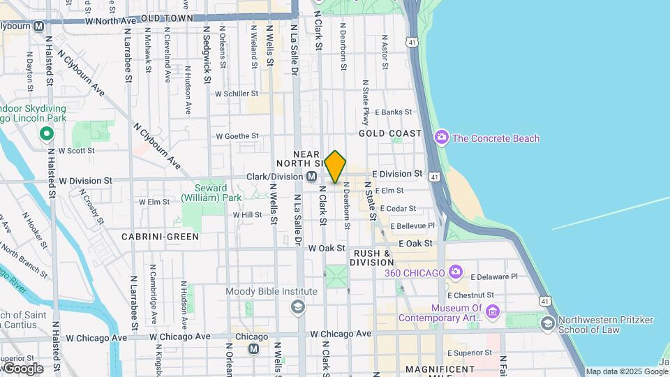 52 W Elm St, Unit 1010 Map and Location Details