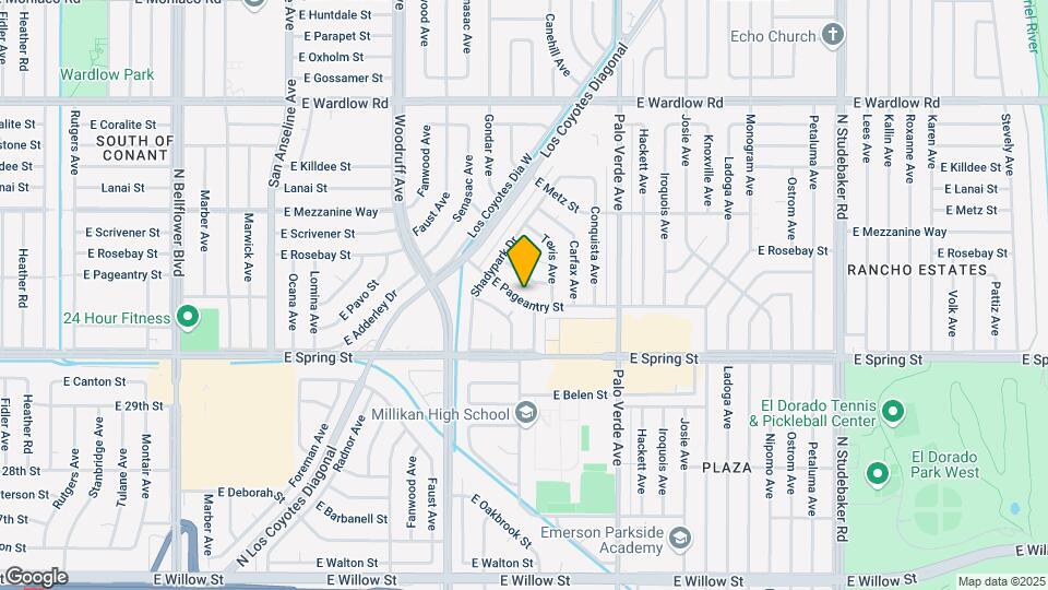 6145 E Pageantry St Map and Location Details