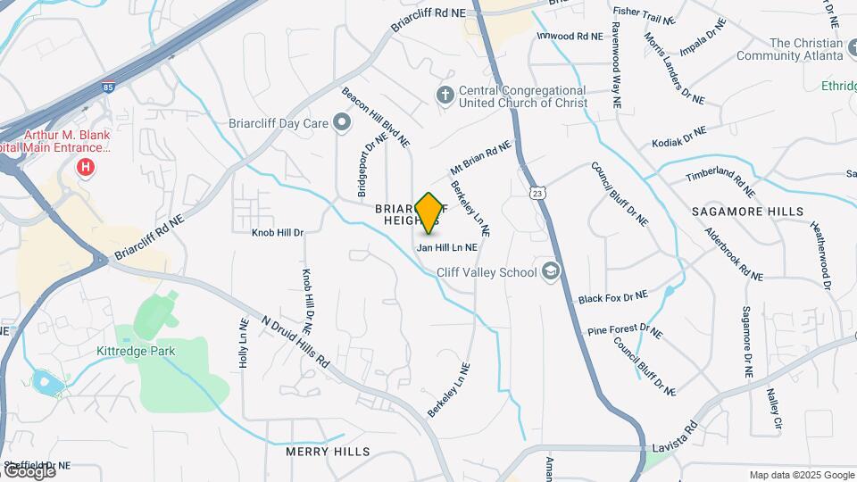 1830 Jan Hill Ln NE Map and Location Details