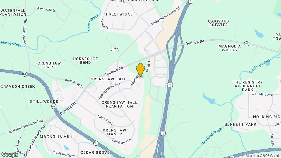 1104 Washhouse Ln Map and Location Details