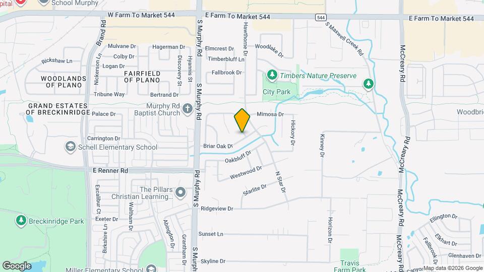 223 Briar Oak Dr Map and Location Details