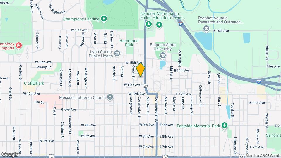 1315 Merchant St Map and Location Details