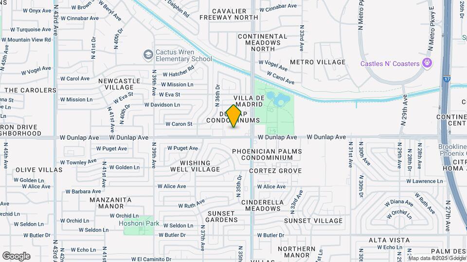 3520 W Dunlap Ave Map and Location Details