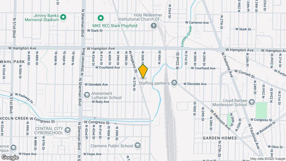 4618 N 36th St Map and Location Details