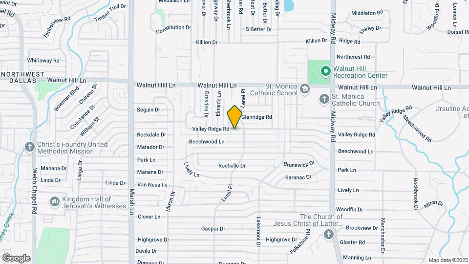 3938 Valley Ridge Rd Map and Location Details