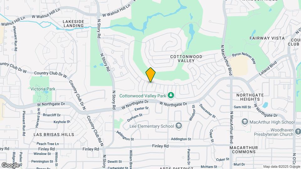 1806 S Cottonwood Valley Cir Map and Location Details